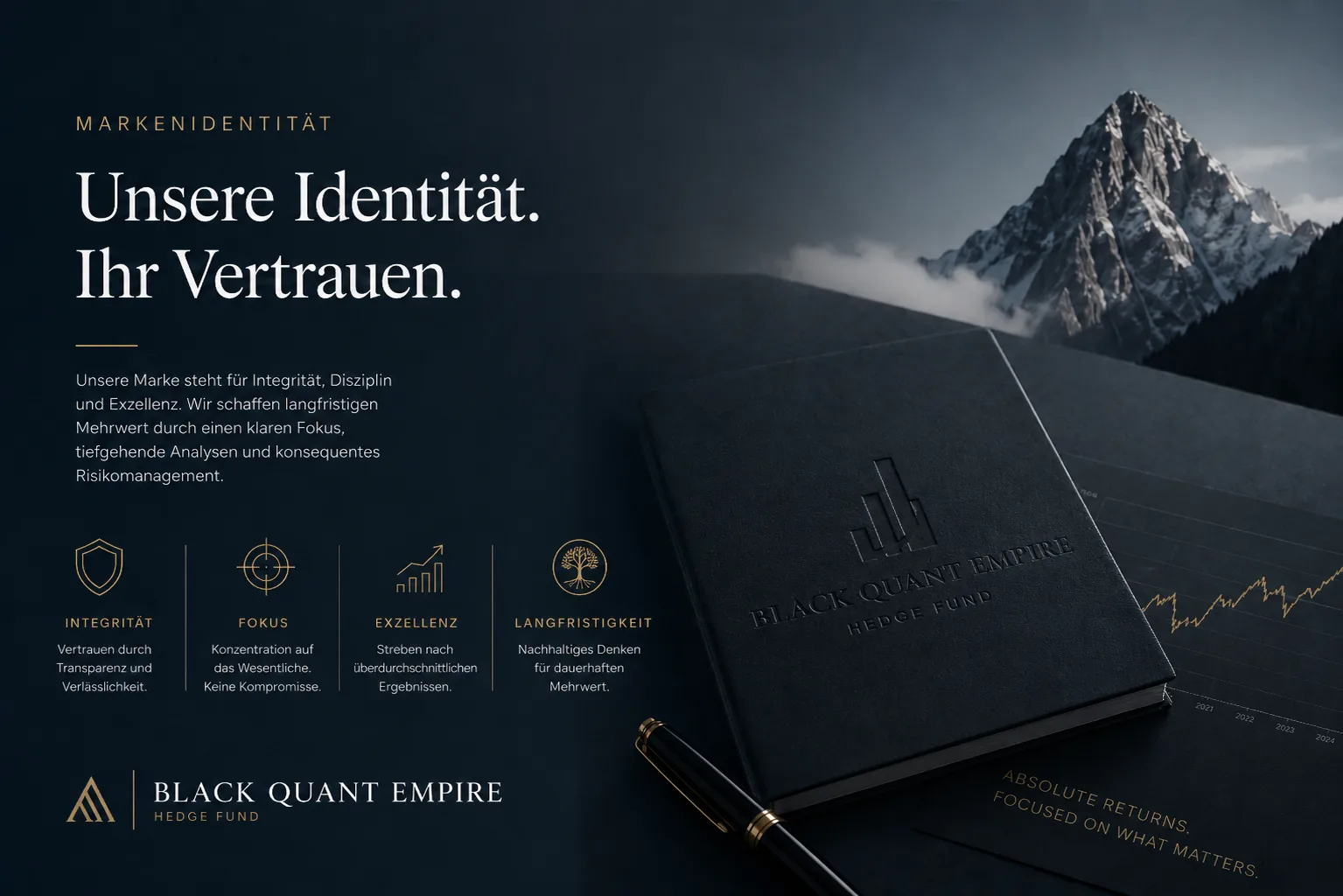 Black Quant Empire brand identity